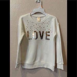 OSHKOSH B’GOSH GIRLS DOUBLE SEQUIN SWEATSHIRT 8